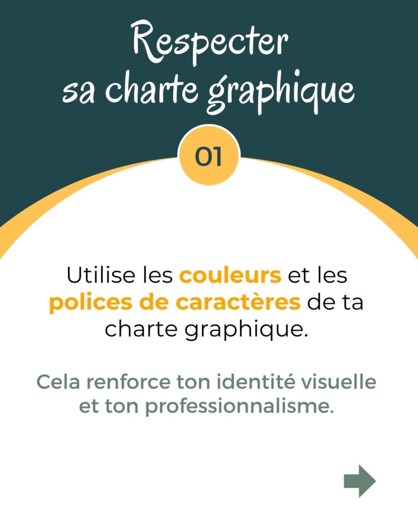 carrousel respecter sa charte graphique